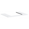 Hansgrohe Xilesa E - Doska pod umývadlo, 78x55 cm, výrez uprostred, matná biela 54269700