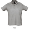 SOL's Collection Polokošile Summer II, piqué, krátký rukáv, pánská COT25134207702-grey melang M Melír šedá