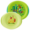 Chicco Sada tanierov, 2ks, zelená, od 12m+
