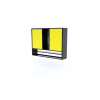 TvojRegal Kovová dielenská skrinka WS1 s policou Farebné prevednie: Žltá