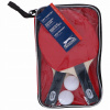 stolný tenis 2 rakety + 3 loptičky v taške 26x17cm