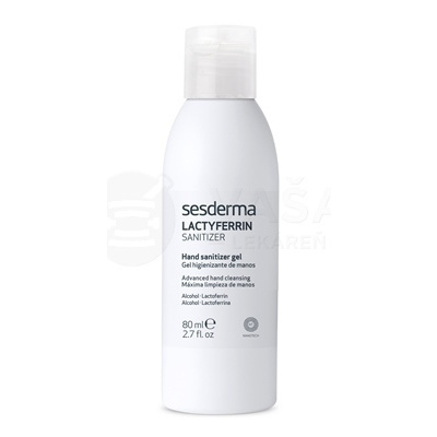 Sesderma LACTYFERRIN SANITIZER Hand Gel dezinfekčný gél na ruky 80 ml