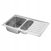 IKEA VATTUDALEN Vstavaný drez, misa 1,5 s odtokom, s (IKEA VATTUDALEN Vstavaný drez, misa 1,5 s odtokom, s)