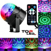 HIBRIGHT LED MUSIC-DISCO projektor, 6W, RGB