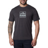 Columbia Tech Trail Front Graphic short sleeve Tee black heather