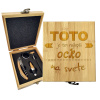 Sablio Darčeková sada na víno Toto je ten najlepší ocko na svete: 147×168×49 mm