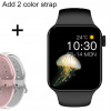 Unisex hodinky - Smartwatch Watch-bk-add-ružobiele biele (Unisex hodinky - Smartwatch Watch-bk-add-ružobiele biele)