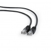 Sieťový kábel UTP kat. 5e, Patch cord RJ-45 10 m (PP12-10M/BK)