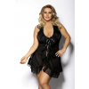Košieľka Gorgeous + Acre - Anais XL/XXL černá