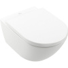 VILLEROY & BOCH Subway 3.0 závesné WC s TwistFlush, s hlbokým splachovaním bez vnútorného okraja, 370 x 560 mm, biela alpská, 4670T001