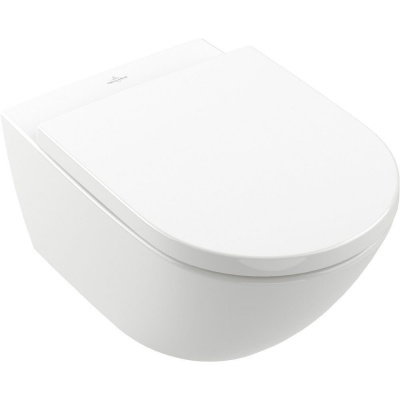 VILLEROY & BOCH Subway 3.0 závesné WC s TwistFlush, s hlbokým splachovaním bez vnútorného okraja, 370 x 560 mm, biela alpská, 4670T001