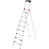 Hliníkový stojací rebrík so stupňami ComfortLine L80 ,nosnosť 150 kg Hailo