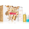 Clarins Cleansing darčeková krabička 1 ks + CL Cleansing Velvet Cleansing Milk jemné čistiace mlieko 200 ml + CL Cleansing Instant Eye Make-Up Remover odličovač vodeodolného make-upu pre citlivé oči 3