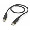 Hama 201576 kábel USB-C 2.0 typ C-C 1,5 m Flexible, silikónový, čierny