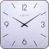 Designové nástěnné hodiny 3174 Nextime Square Dome 35cm