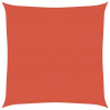 Slnečná plachta, 160 g/m2, terakotová, 4x4