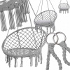 ZÁVESNÉ KRESLO ZÁHRADNÁ HOJDAČKA BOCIANIE HNIEZDO BRAZÍLSKY BALKÓN BOHO