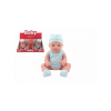 TEDDIES Bábika zo zvukom 31cm, Modrá