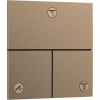 Hansgrohe Trojcestný splachovací ventil ShowerSelect Comfort E, brúsený bronz 15573140