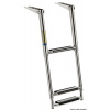 OSCULATI Teleskopický veľký rebrík AISI316 čierny 3 kroky Variant: Teleskopický rebrík na kúpanie veľký AISI316 3-stupňový čierny Telescopic large ladder AISI316 black 3 steps