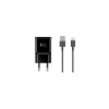 Samsung 15W Cestovní nabíječka + USB-C Datový Kabel Black (OOB Bulk) (EP-TA200EBE + EP-DR140ABE)