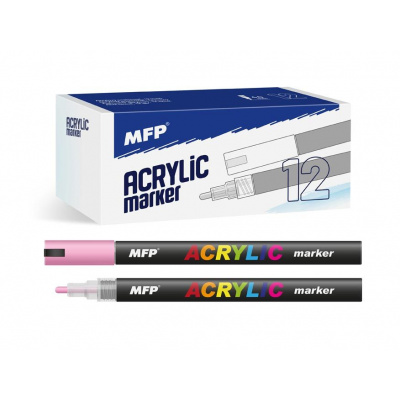 MFP akrylový popisovač 4mm - ružový 6410826