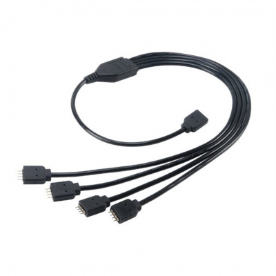 AKASA - RGB LED kabel-splitter- 50 cm PR1-AK-CBLD04-50BK