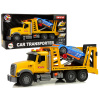LEAN TOYS Transportné auto Odťahové vozidlo Pomoc Nájazd Žlté zvuky Svetlá
