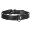 Obojok ACTIVE kožený, M: 39-46 cm/22 mm, čierna