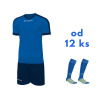 Futbalová sada Givova revolution pre celé mužstvo, od 12 ks, kráľovsky modrá / tmavo modrá počet ks v sade: 25 hráčskych setov