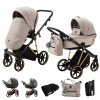 ADAMEX Kočík kombinovaný Belissa Special Edition Beige/Gold PS-620-SE