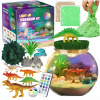 Nočná lampa Kreatívna Sada Dinosaurus Terárium DIY LED Kinetický Piesok