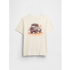 GAP Detské tričko s potlačou Béžová XL Béžová Béžová