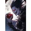 Diamantové maľovanie Norimpex 40x30 cm Anime Death Note: Boh smrti a jablko