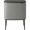 Odpadkový kôš Bo Touch Bin 11 l + 23 l mineral concrete grey