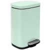 Spirella pedálový odpadkový kôš Akira, matný ľadovo zelený, oceľ, 5 l