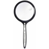 TOOLCRAFT TO-8976465 ruční lupa zvětšení: 2 x, 4 x, Velikost objektivu: (Ø) 63.5 mm, černá
