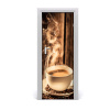 Fototapeta na dvere samolepiace aromatická káva 75x205