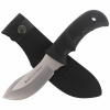 Vega Muela SIOUX 10G lovecký nôž 10 cm, čierna, guma, kožené puzdro