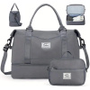 Cestovná taška – príručná batožina s kozmetickou taškou, sivá (Praktické riešenie na cestovanie, šport aj každodenné použitie)