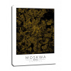Moskva Zlatá mapa - obrázok na plátne (Moskva Zlatá mapa - obrázok na plátne 70x100 cm)