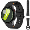 Pásik Silicone Band čierny pre Samsung Galaxy Watch 7/FE/6/5/4/Pro/Classic