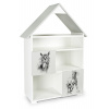 Regál Leomark 80 x 32 x 117 cm biely