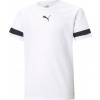 Detské tréningové tričko Puma teamRISE Jersey Jr biele 704938 04 Veľkosť: 164 cm