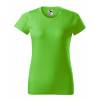 Dámske tričko Malfini Basic 134 - veľkosť: XS, farba: zelené jablko