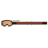 Okuliare IMX ENDURANCE RUST BROWN MATT/ORANGE - SKLO ORANGE + CLEAR (2 náhradné sklá)