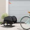 Vozík za bicykel, čierny 30 kg, železo-ForU-94122