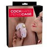 Pánsky silikónový pás cudnosti - Cock Cage Set 15 - 533114