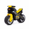 Odrážadlo motorka pre deti „MX” Polesie čierno-žltá s nálepkou IML – motorka