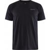 Pánské funkční triko CRAFT CORE Essence Bi-blend SS - černá Velikost: XXL